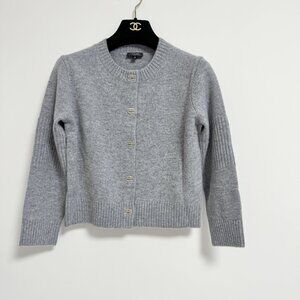 Chanel gray Cardigan Size 36